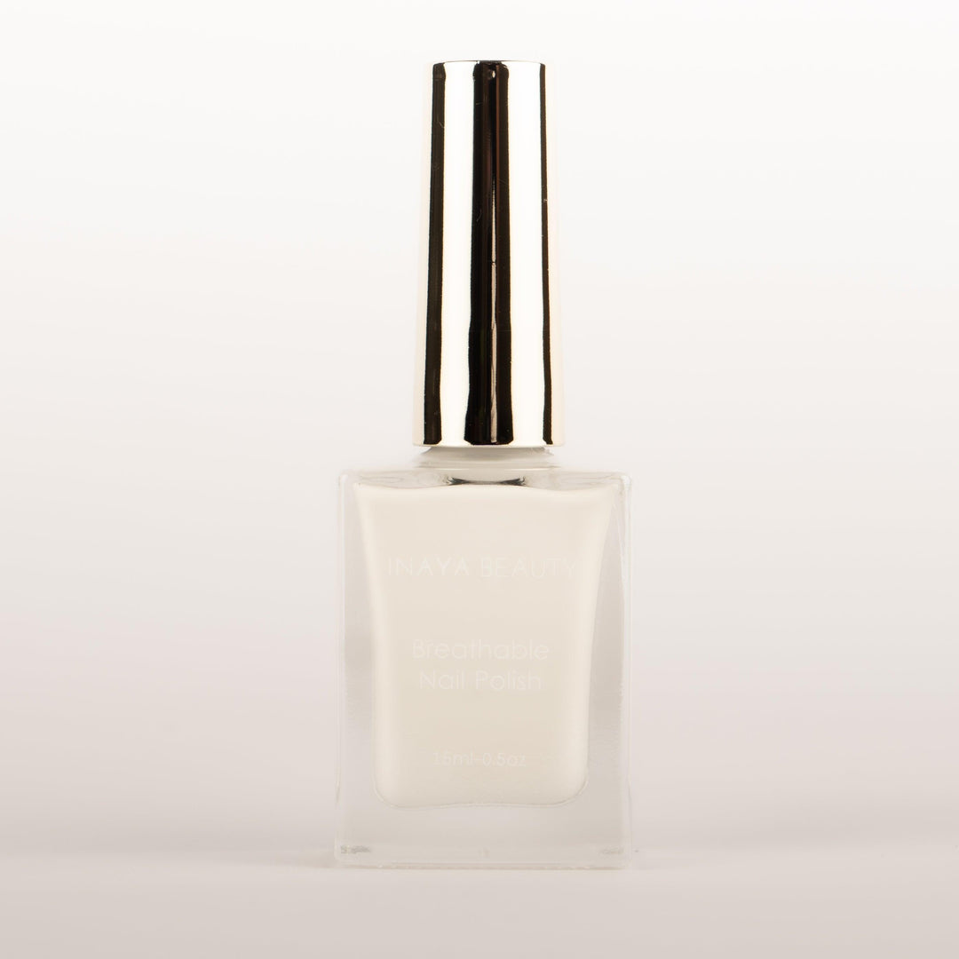 Snow White - Breathable Halal Nail Polish - Inaya Beauty