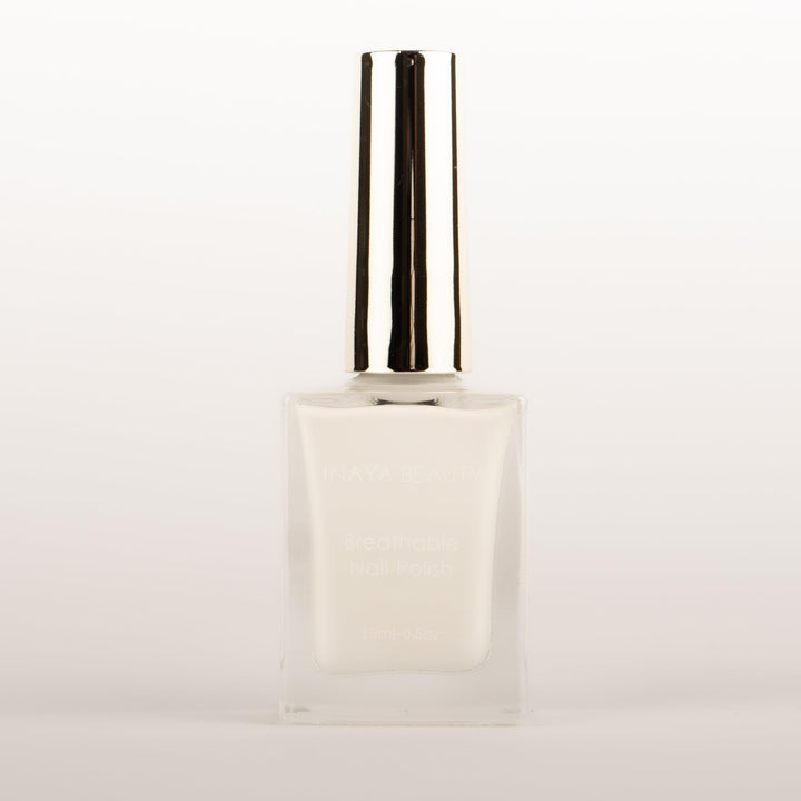 Snow White - Breathable Halal Nail Polish - Inaya Beauty