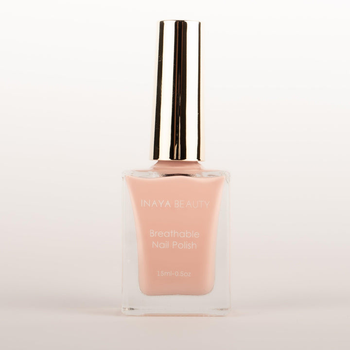 French Peach - Breathable Vegan Halal Nail Polish - Inaya Beauty