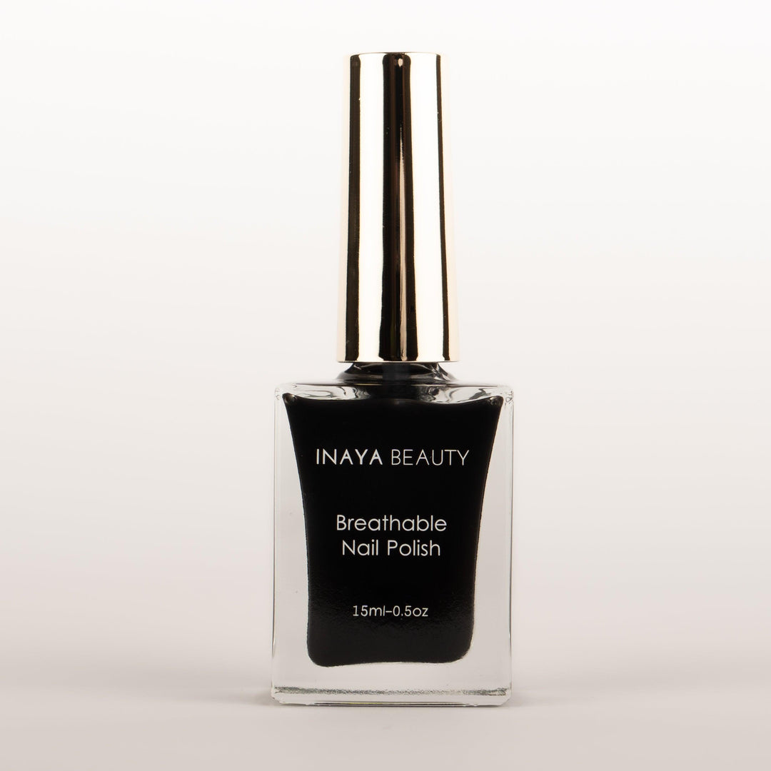 Black Beauty - Breathable Halal Nail Polish - Inaya Beauty