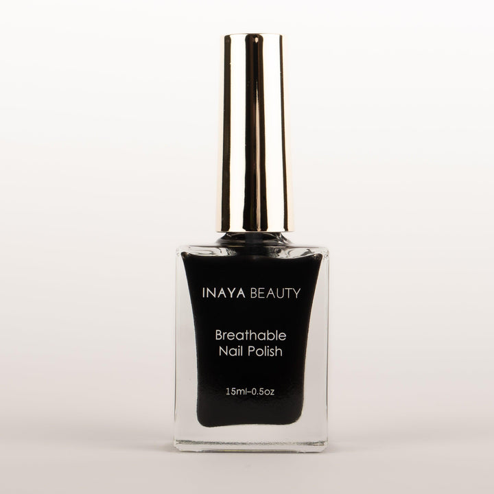 Black Beauty - Breathable Halal Nail Polish - Inaya Beauty