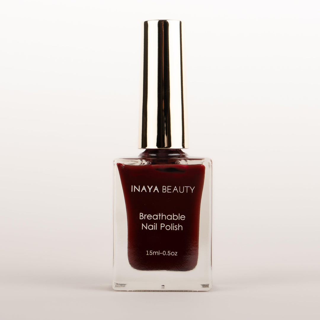 Crimson Love - Breathable Halal Nail Polish - Inaya Beauty