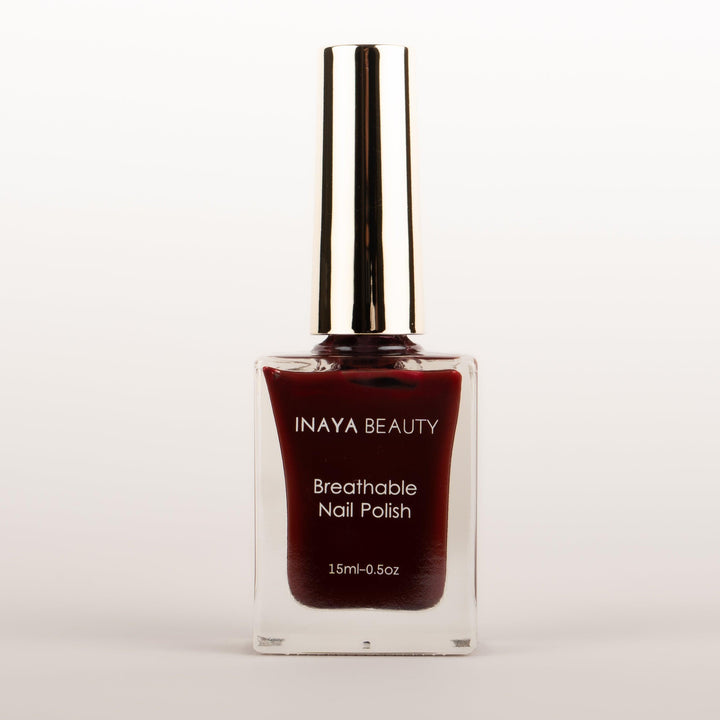 Crimson Love - Breathable Halal Nail Polish - Inaya Beauty