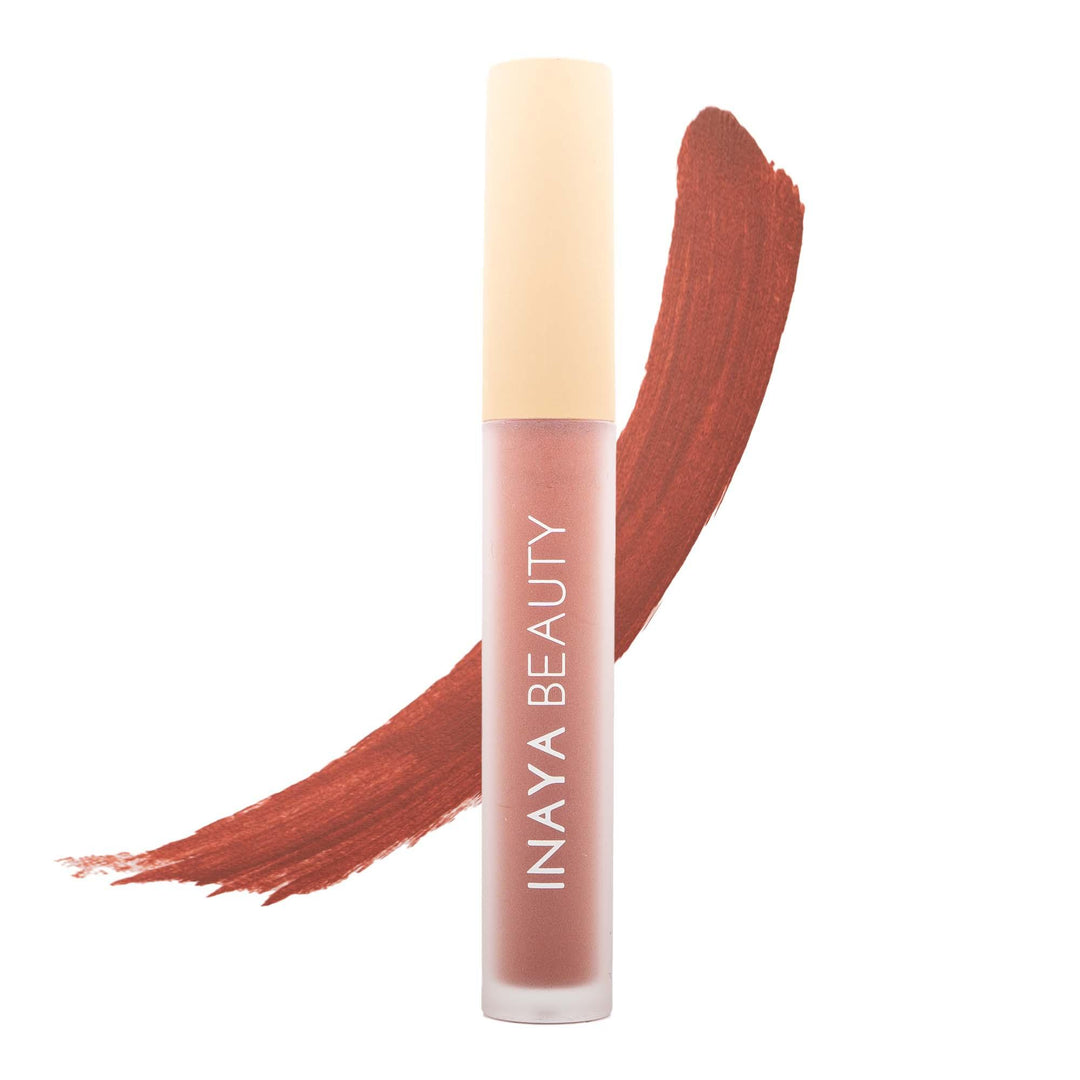 Cacao Creme - Vegan Lip Paint - Inaya Beauty Breathable Nail Polish