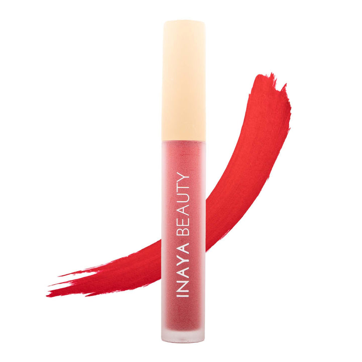 Red Velvet - Vegan Lip Paint - Inaya Beauty Breathable Nail Polish